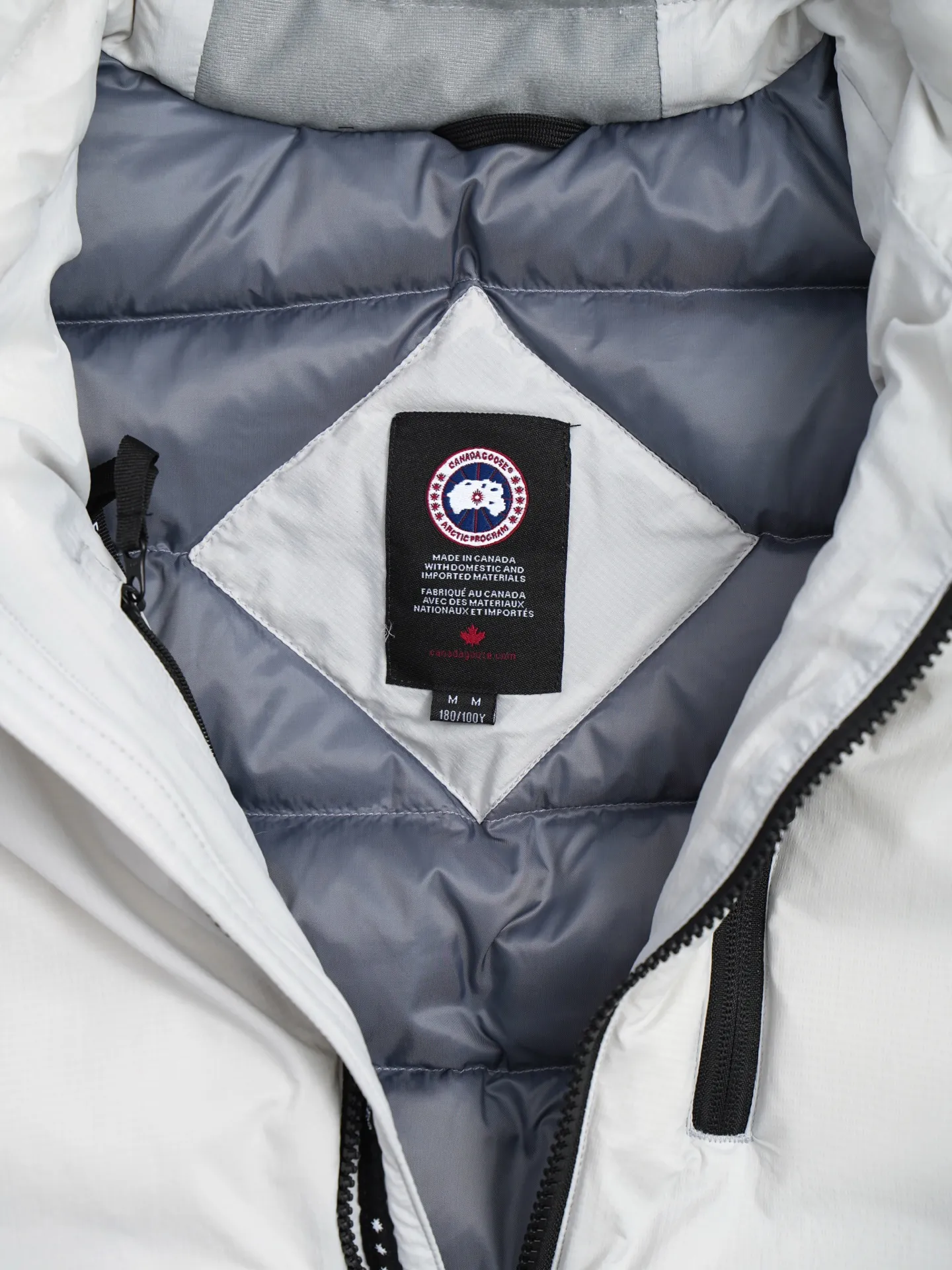 P940 CANADA GOOSE Canada Goose Lodge Men's Down Jacket Big Goose Down Jacket 5079M White (Red Label)